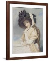 Emma, Engraved and Pub. by John Jones (C.1745-97), 1785 (Stipple)-George Romney-Framed Giclee Print