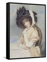 Emma, Engraved and Pub. by John Jones (C.1745-97), 1785 (Stipple)-George Romney-Framed Stretched Canvas