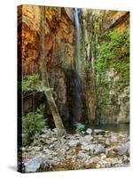 Emma Falls, Emma Gorge, Kimberley, Western Australia, Australia, Pacific-Schlenker Jochen-Stretched Canvas