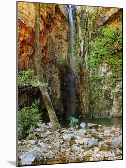 Emma Falls, Emma Gorge, Kimberley, Western Australia, Australia, Pacific-Schlenker Jochen-Mounted Photographic Print