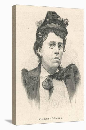 Emma Goldman Lithuanian-Born American Anarchist Politician and Agitator-null-Stretched Canvas