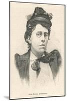 Emma Goldman Lithuanian-Born American Anarchist Politician and Agitator-null-Mounted Art Print