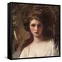 Emma Hart as Circe-George Romney-Framed Stretched Canvas