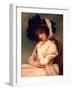 Emma Hart, Later Lady Hamilton, in a Straw Hat, C.1782-94-George Romney-Framed Giclee Print