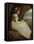 Emma, Lady Hamilton-George Romney-Framed Stretched Canvas