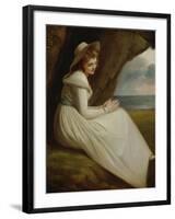 Emma, Lady Hamilton-George Romney-Framed Giclee Print