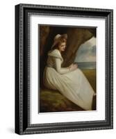 Emma, Lady Hamilton-George Romney-Framed Giclee Print