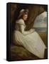 Emma, Lady Hamilton-George Romney-Framed Stretched Canvas