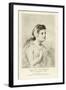 Emma Lady Hamilton-George Romney-Framed Giclee Print