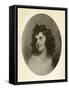 Emma Lady Hamilton-George Romney-Framed Stretched Canvas