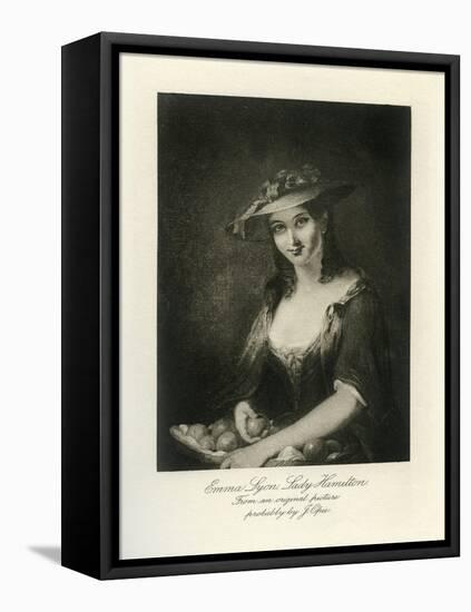 Emma Lady Hamilton-John Opie-Framed Stretched Canvas