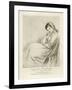 Emma Lady Hamilton-George Romney-Framed Giclee Print