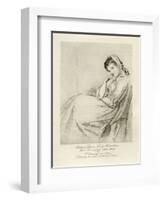 Emma Lady Hamilton-George Romney-Framed Giclee Print