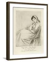 Emma Lady Hamilton-George Romney-Framed Giclee Print