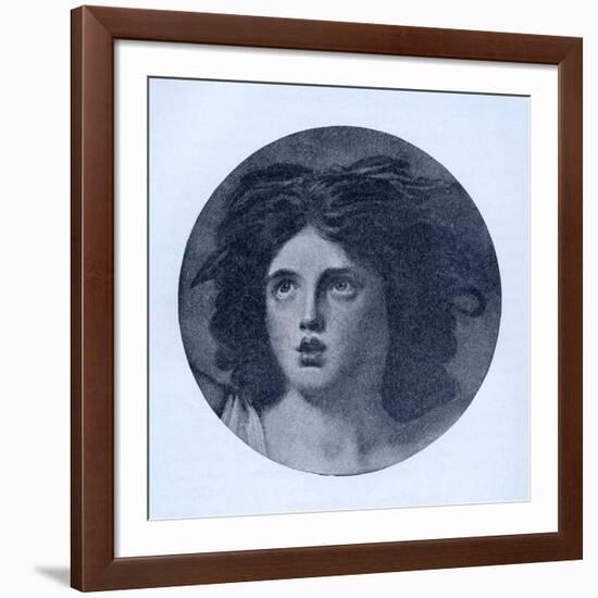 Emma Lady Hamilton-George Romney-Framed Giclee Print