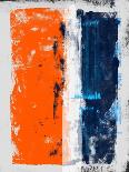 Abstract Orange and Blue Study-Emma Moore-Art Print