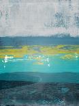 Jungle Blue and Gray Abstract Study-Emma Moore-Art Print
