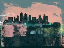 Kansas City Abstract Skyline I-Emma Moore-Art Print