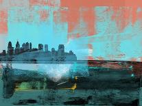 Dallas Abstract Skyline I-Emma Moore-Art Print