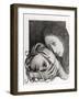 (Emma with Snakes Hair "Consoling Heads", 1975-Evelyn Williams-Framed Giclee Print