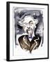 Emmanuel Chabrier - French composer and pianist; caricature with l'étoile-Neale Osborne-Framed Giclee Print