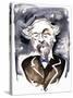 Emmanuel Chabrier - French composer and pianist; caricature with l'étoile-Neale Osborne-Stretched Canvas