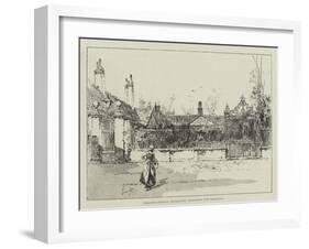 Emmanuel Hospital, Westminster, Threatened with Demolition-Herbert Railton-Framed Giclee Print