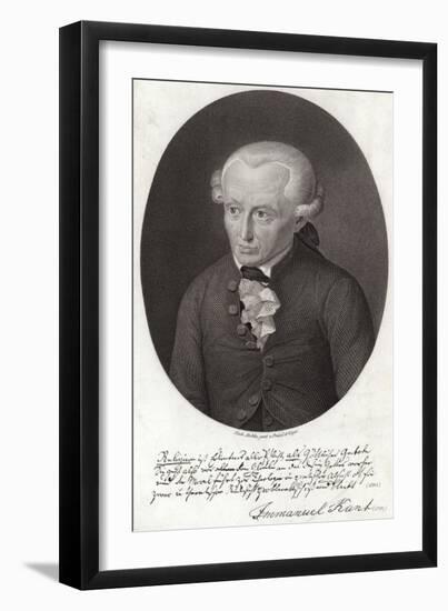 Emmanuel Kant-null-Framed Giclee Print