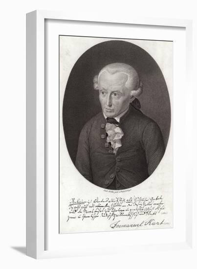 Emmanuel Kant-null-Framed Giclee Print