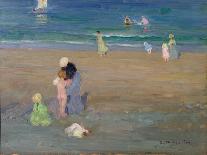 The Beach, Trouville-Emmanuel Phillips Fox-Giclee Print