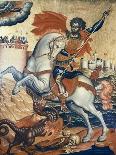 St. George Slaying the Dragon-Emmanuel Tzanes-Mounted Giclee Print