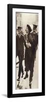 Emmeline Pankhurst Arrested by Superintendent Rolfe Outside Buckingham Palace, London, May 1914-null-Framed Giclee Print