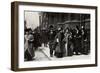Emmeline Pankhurst Carrying a Petition from the Third Women's Parliament to the Prime Minister-English Photographer-Framed Photographic Print
