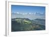 Emmental Valley and Swiss Alps in the Background, Berner Oberland, Switzerland-Jon Arnold-Framed Photographic Print