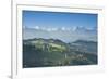 Emmental Valley and Swiss Alps in the Background, Berner Oberland, Switzerland-Jon Arnold-Framed Photographic Print