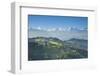 Emmental Valley and Swiss Alps in the Background, Berner Oberland, Switzerland-Jon Arnold-Framed Photographic Print