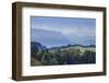 Emmental Valley and Swiss Alps in the Background, Berner Oberland, Switzerland-Jon Arnold-Framed Photographic Print