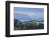 Emmental Valley and Swiss Alps in the Background, Berner Oberland, Switzerland-Jon Arnold-Framed Photographic Print