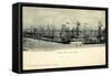 Emmerich, Hafen Mit Schiffen, Weihnachten 1899-null-Framed Stretched Canvas