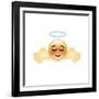 Emoji Angel-Ali Lynne-Framed Giclee Print