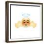 Emoji Angel-Ali Lynne-Framed Giclee Print