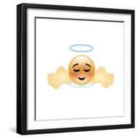 Emoji Angel-Ali Lynne-Framed Giclee Print