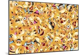 Emoji Big Scramble-Ali Lynne-Mounted Giclee Print