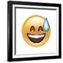 Emoji Big Smile Sweat-Ali Lynne-Framed Giclee Print