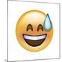 Emoji Big Smile Sweat-Ali Lynne-Mounted Giclee Print