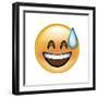 Emoji Big Smile Sweat-Ali Lynne-Framed Giclee Print