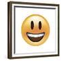 Emoji Big Smile-Ali Lynne-Framed Giclee Print