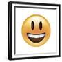 Emoji Big Smile-Ali Lynne-Framed Giclee Print