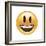 Emoji Big Smile-Ali Lynne-Framed Giclee Print