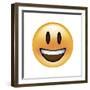 Emoji Big Smile-Ali Lynne-Framed Giclee Print